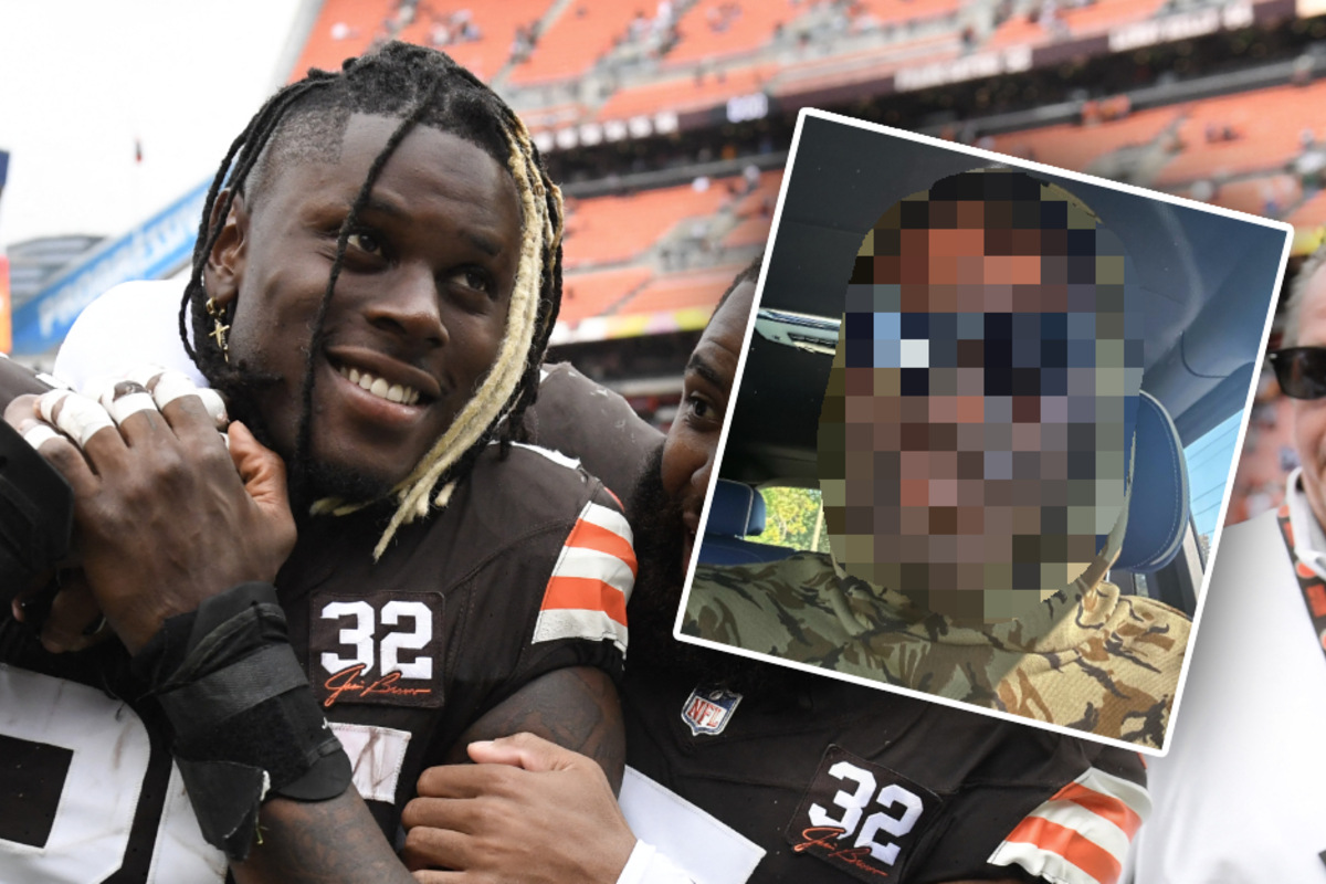 Nfl Star David Njoku Spielte Mit Schlimmen Verbrennungen Foto