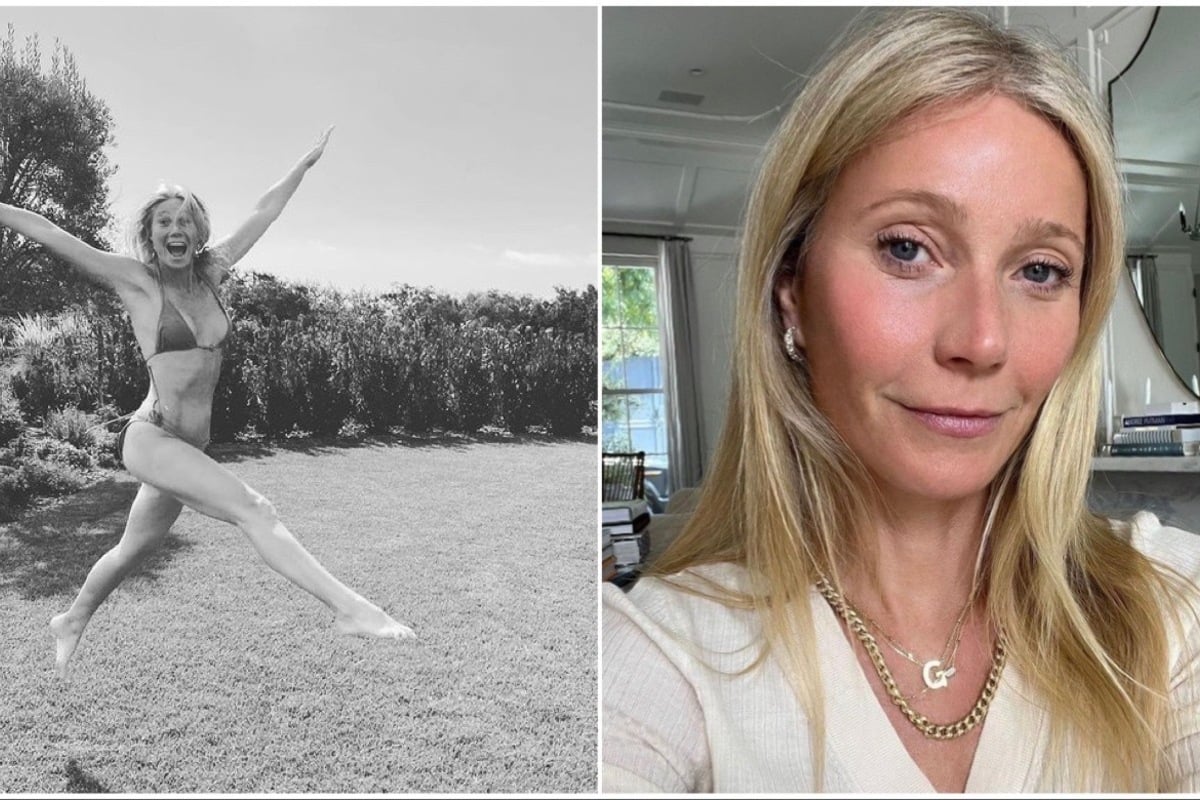 Gwyneth Paltrow Goes Nude And Gold For 50th Birthday TAG24