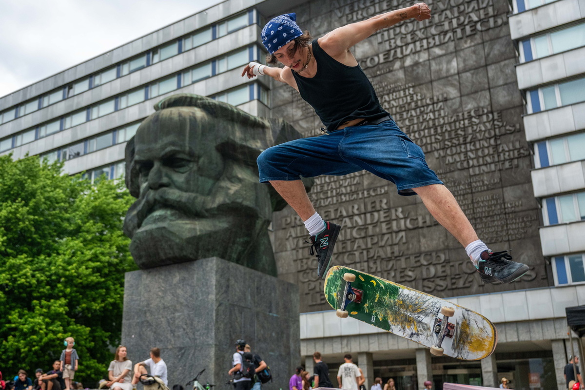 Chemnitz Fête de la Musique trotzt dem Regen