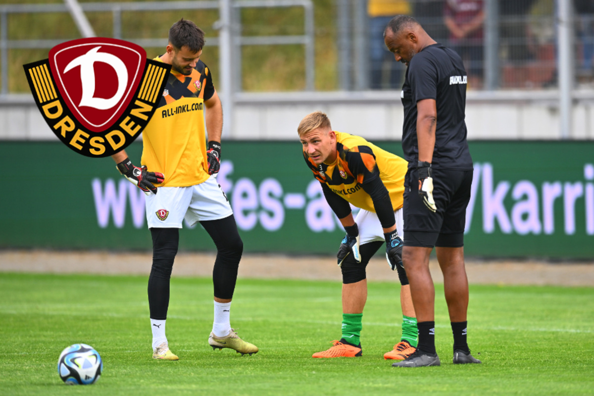 Dynamo Dresden Stefan Drljaca Oder Kevin Broll Kampf Ums SGD Tor