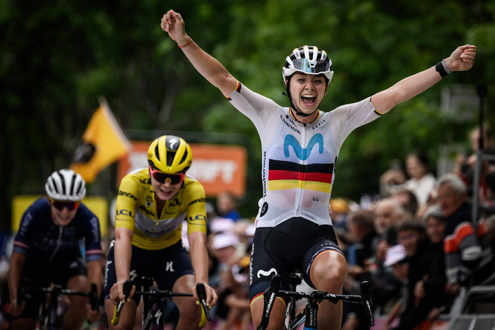 Solofahrt Bei Der Tour Der France Femmes Deutsche Ricarda