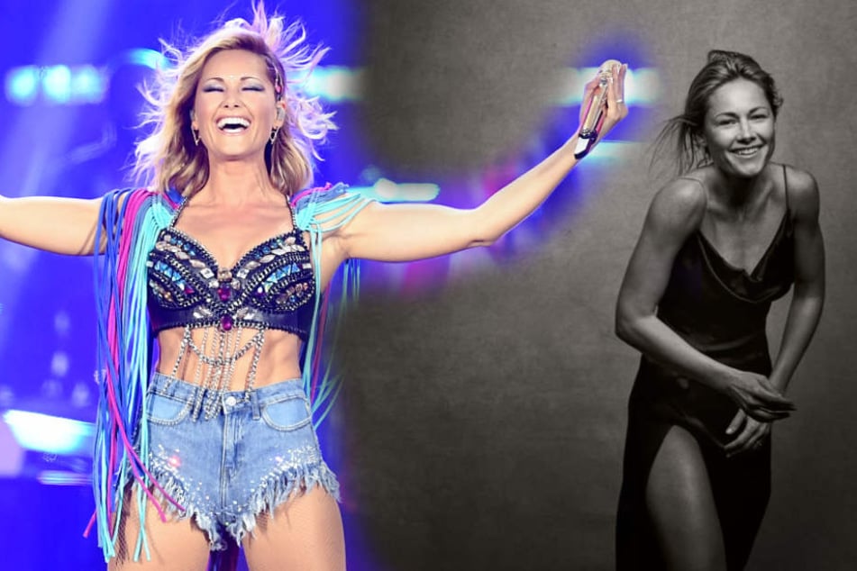 Auf den neuen Fotos zeigt sich Helene Fischer anderes als sonst. (Bildmontage)