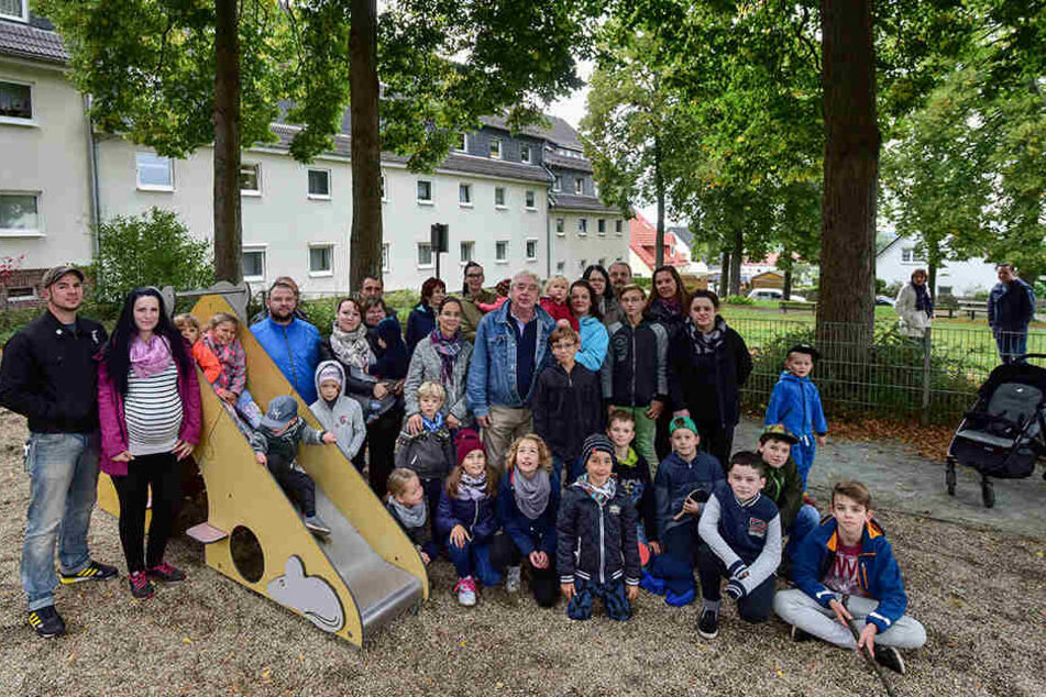 Die Bornaer gingen gegen das Rathaus auf die Barrikaden, retteten ihren
Spielplatz.