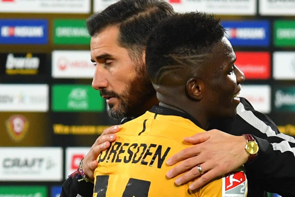 Cristian Fiel bedankte sich auch bei Moussa Koné, der das entscheidende Tor mustergültig vorbereitete.