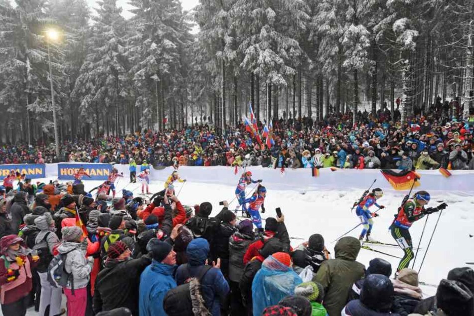 2023 kommt die Biathlon-WM zum zweiten Mal nach Oberhof. (Symbolbild)