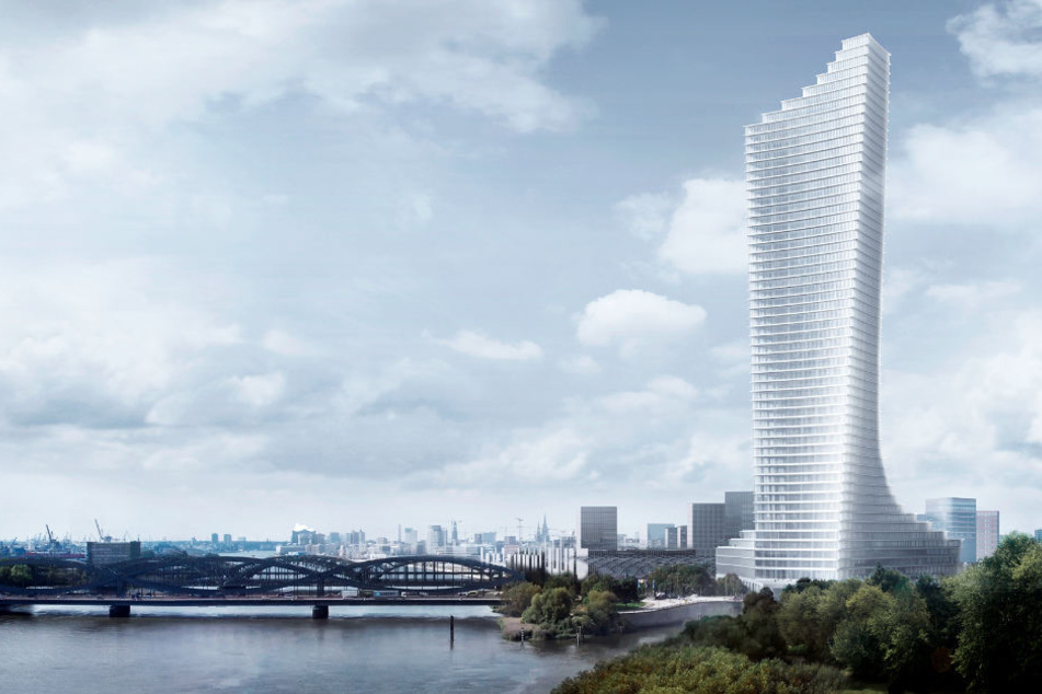 Der Blick vom geplanten Elbtower wird vermutlich herrlich sein.