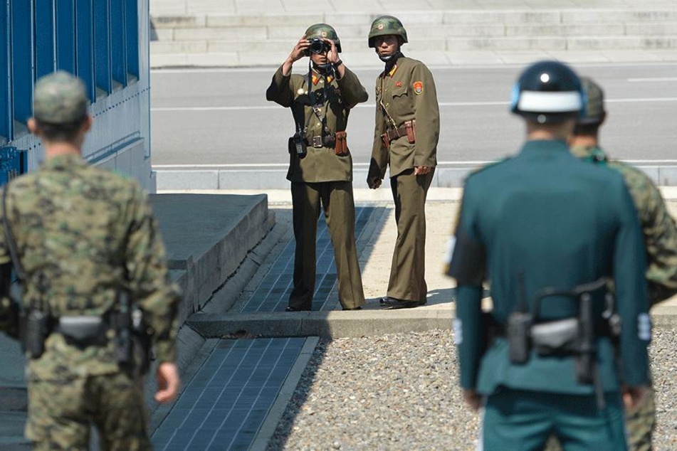 Die Grenze zwischen Nord- und Südkorea.