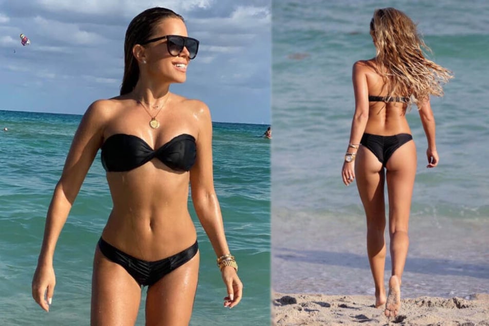 Sylvie Meis präsentiert ihren Traumkörper im knappen Bikini.