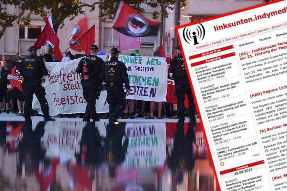 Anhänger der linken Szene haben bereits in Freiburg gegen das Verbot der linksextremen Internetplattform protestiert. Nun ziehen auch die Betroffenen vor Gericht.