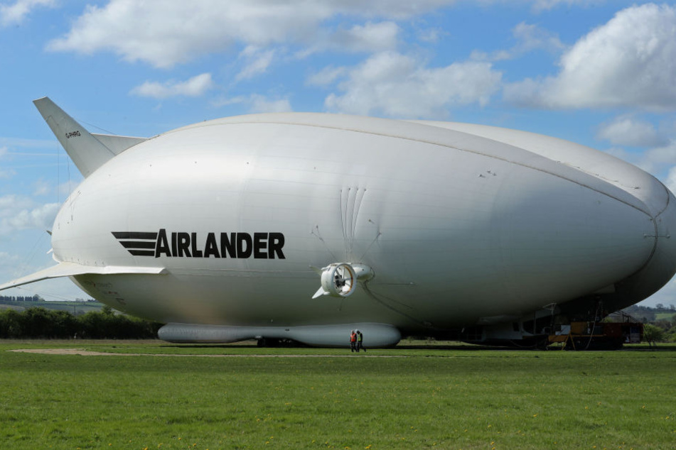 Der Airlander wurde bei einem Unfall beschädigt.