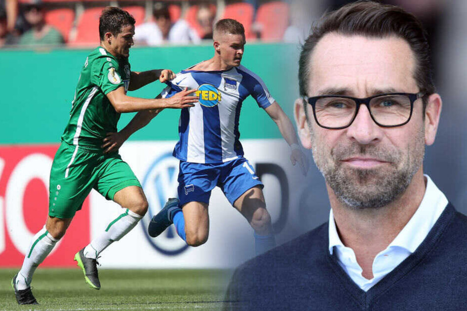 Michael Preetz hat das Saisonziel von Hertha BSC verraten. (Bildmontage)