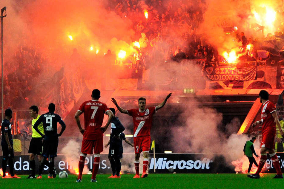 Das Spiel stand mehrmals vor dem Abbruch.