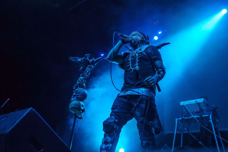 13 Bands waren beim Festival dabei, darunter auch die mexikanische Band "Hocico"