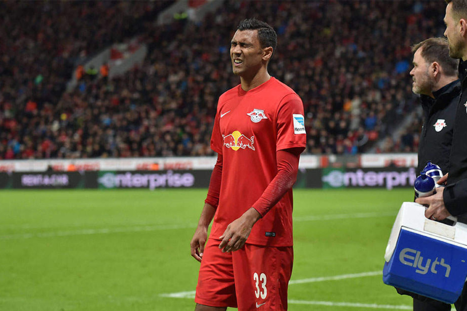 Mit schmerzverzerrtem Gesicht musste Compper ausgewechselt werden.