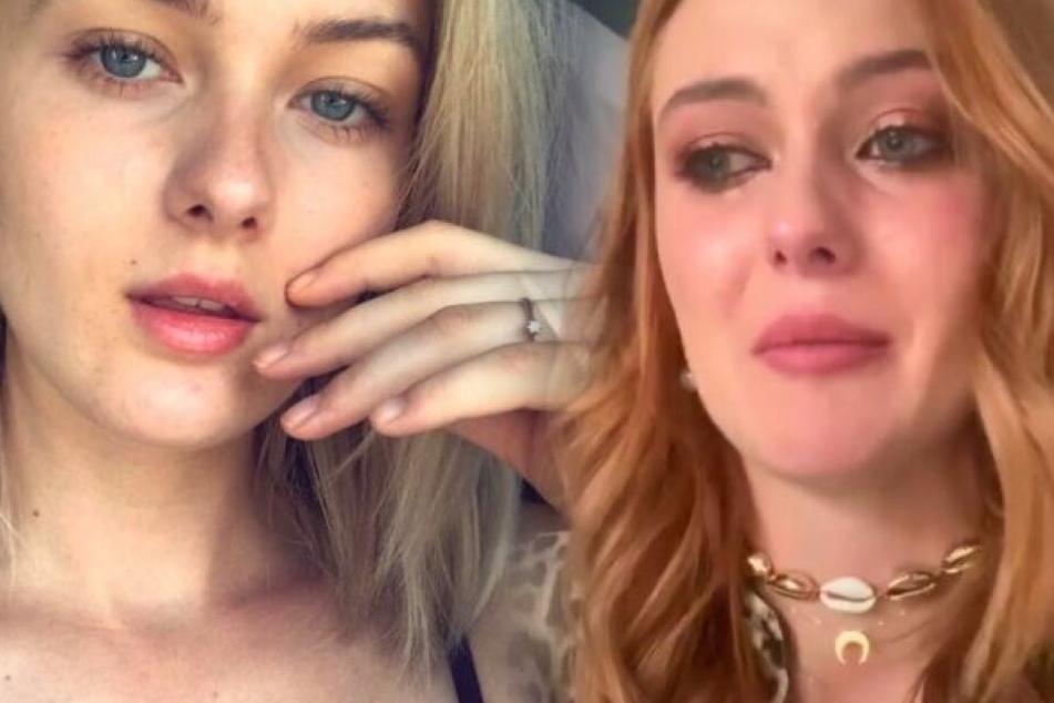 Fotomontage: Unter Tränen schilderte Vanessa in der Instagram-Story ihres privaten Accounts den Streit um ihren offiziellen "GNTM"-Instagram-Account.