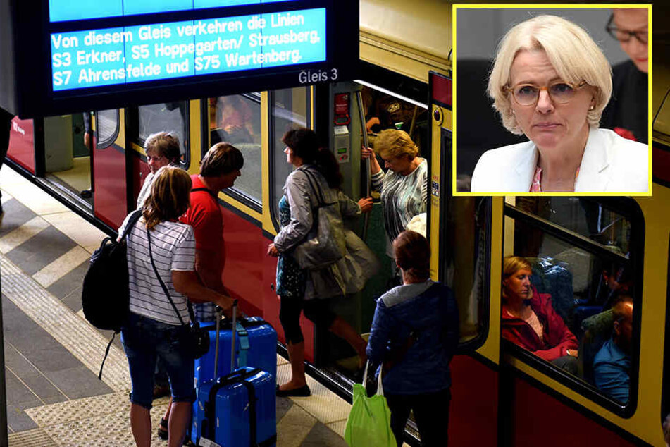 Verkehrssenatorin Regine Günther ist unzufrieden mit der Berliner S-Bahn.