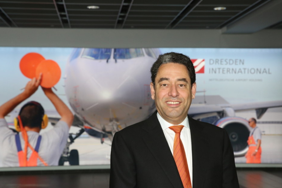 Flughafen-Chef Markus Kopp (50): Dresdens Anbindung ist besser als sein
Ruf.