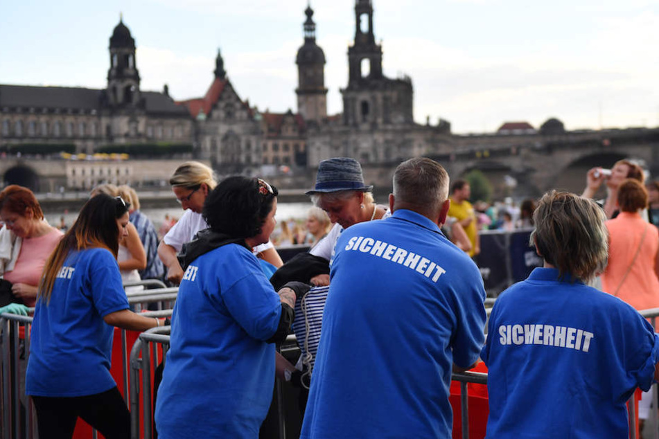 Auch bei Konzerten wie hier bei der legendären Kaiser-Mania kommen private Aufpasser zum Einsatz. (Archiv)