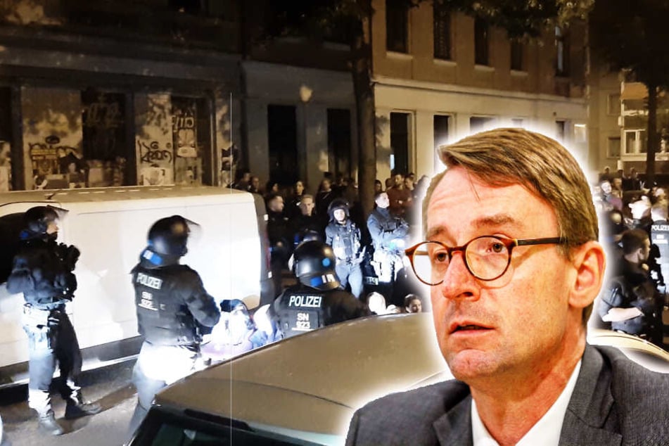Innenminister Wöller verurteilt das Verhalten der Demonstranten scharf.