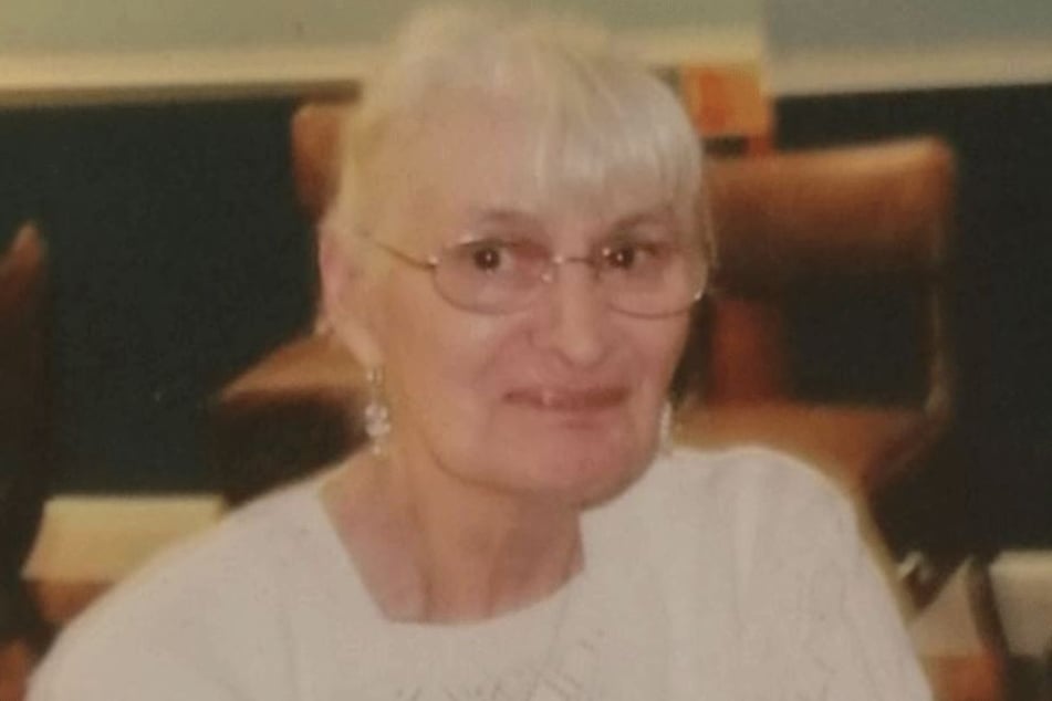 Irene Collins (73) auf dem einzigen Foto, dass ihre Familie veröffentlichte.