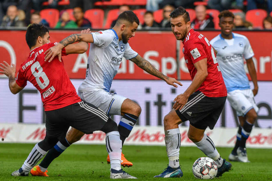 Gleich zu Beginn des Spiels hatte Keanu Staude die Chance auf das 1:0.