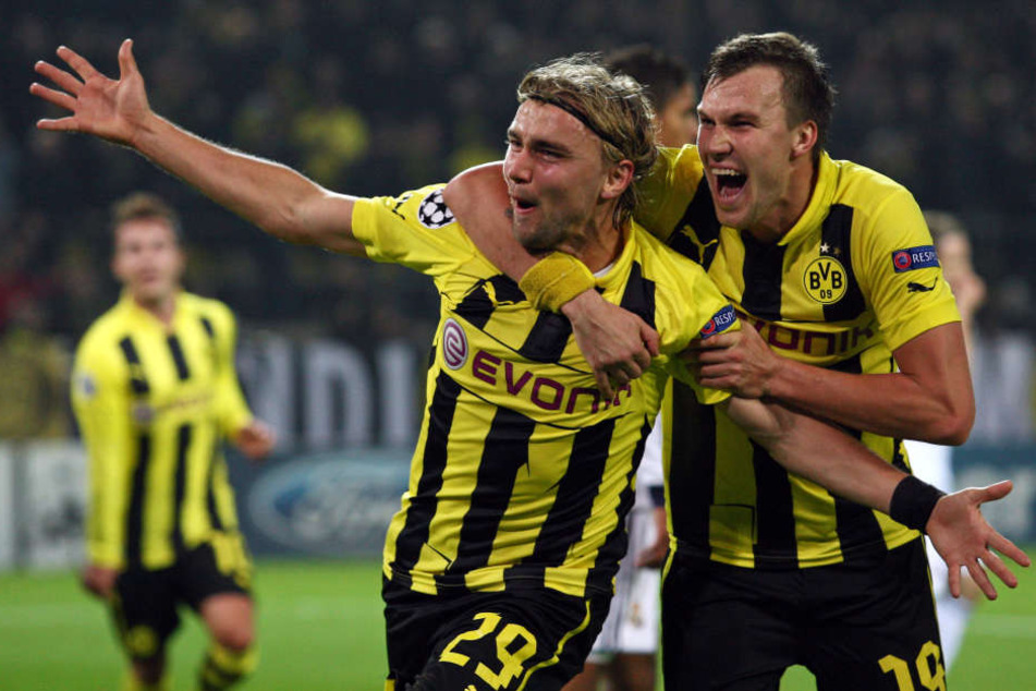 Kevin Großkreutz (r.) zu seiner BVB-Zeit mit Marcel Schmelzer (l.)