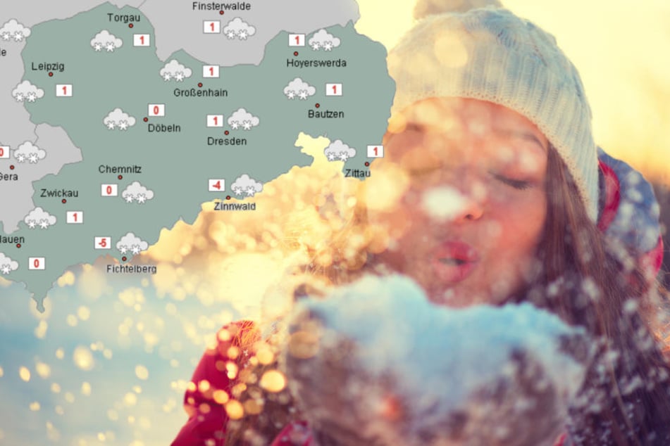 Der Winter kommt! Spätestens am Mittwoch soll es in den meisten Regionen Sachsens schneien.