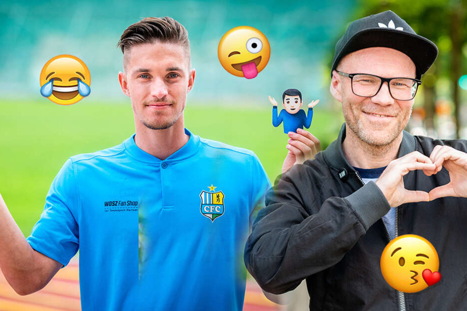 Grins-zwinker-knutsch: Chemnitzer Promis feiern den Welt ...