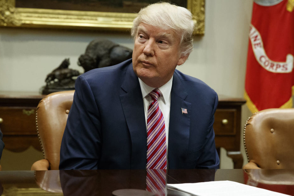 Seine Amtszeit begann stürmisch. US-Präsident Donald Trump (70).