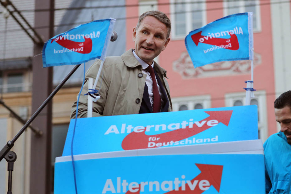 Björn Höcke besuchte die Frankfurter Buchmesse am Freitag.
