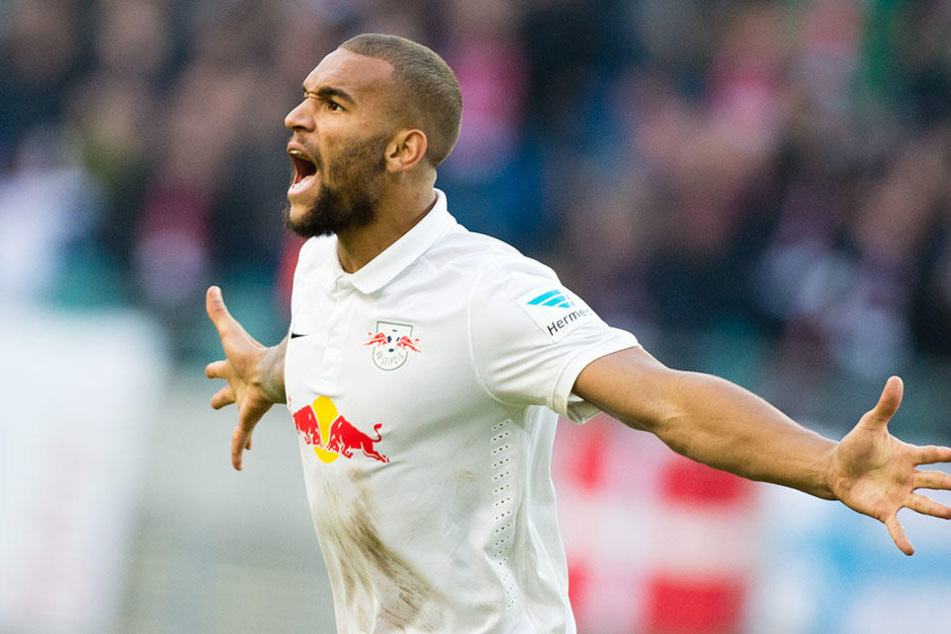 Terrence Boyd bejubelt beim 4:1 gegen den FC St. Pauli Ende 2014 seinen Treffer zum 3:1 - es war sein letzter für die Profi-Mannschaft.