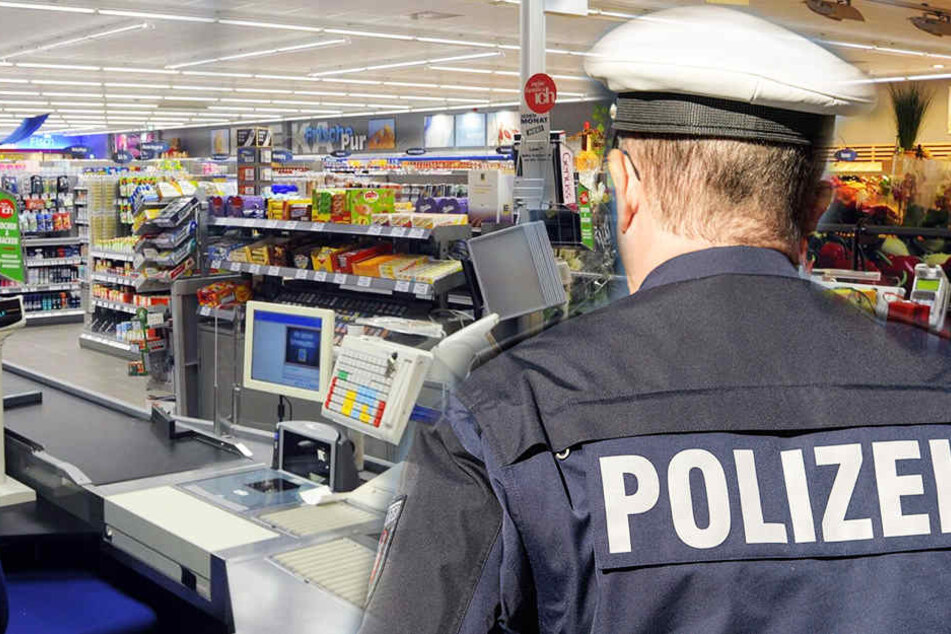 Der Mann war schwer bewaffnet, trotzdem traute sich ein Supermarkt Kunde, den Räuber in die Flucht zu schlagen. (Symbolbild)