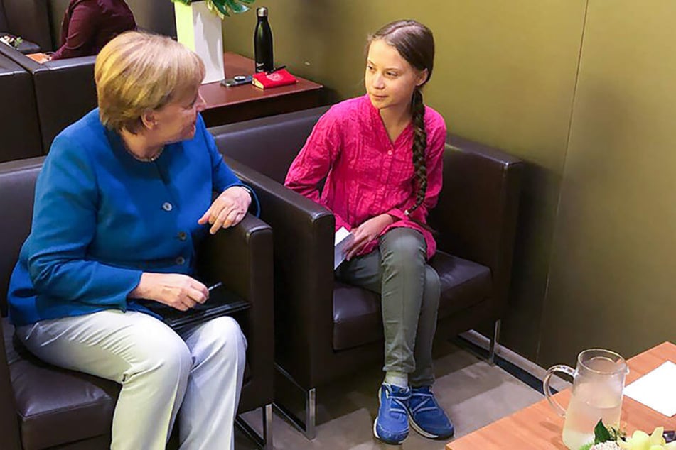 Bundeskanzlerin Angela Merkel (CDU) trifft sich am Rande des UN-Klimagipfels mit der Klimaaktivistin Greta Thunberg.
