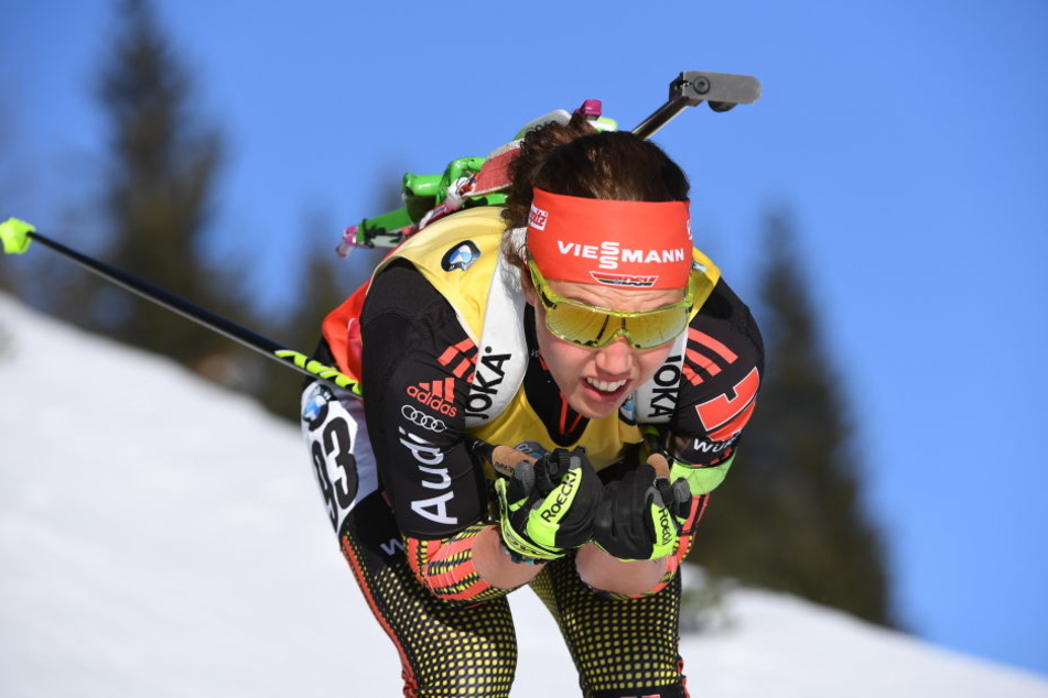 Laura Dahlmeier (23) holte am Mittwoch ihre vierte WM-Medaille.