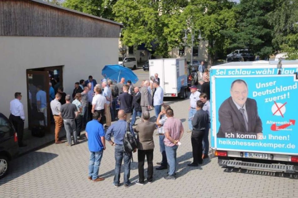 In Dohna versammelte sich die Basis des AfD-Kreisverbandes Sächsische Schweiz/Osterzgebirge.