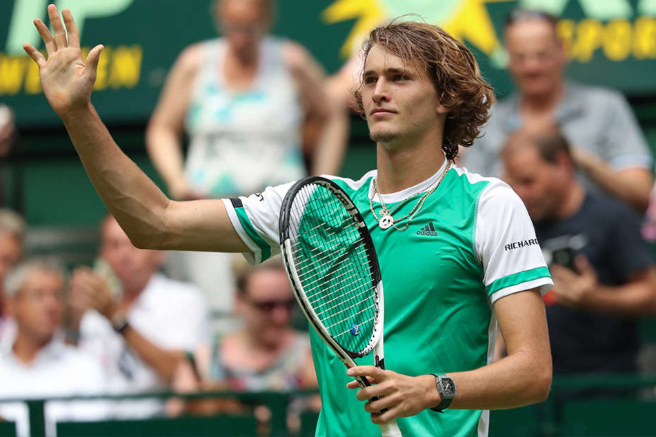Alexander Zverev (20) brauchte nur 59 Minuten für seinen Sieg.