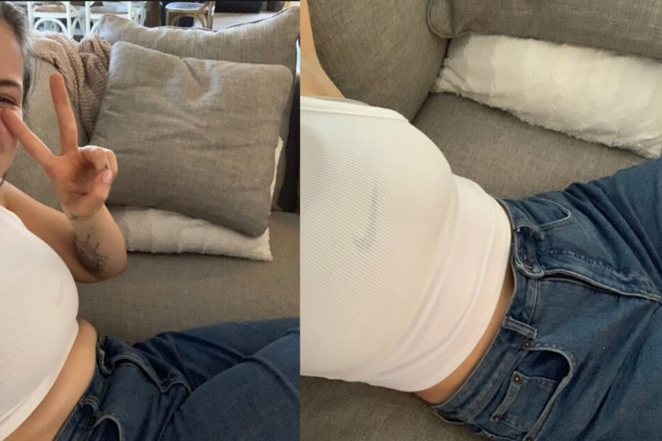 Melina Sophie will ihren Fans zeigen, wie leicht das Schummeln auf Bildern ist.