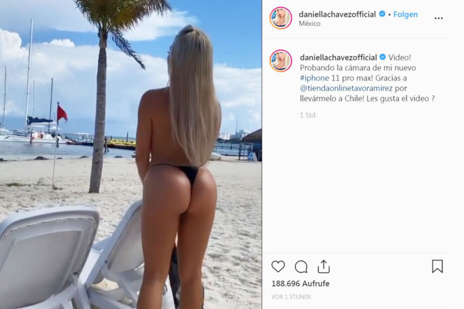 So präsentiert sich Daniella gern auf Instagram.
