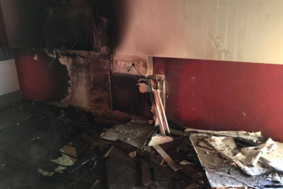Das ganze Ausmaß des Feuers wurde erst nach den Löscharbeiten sichtbar.