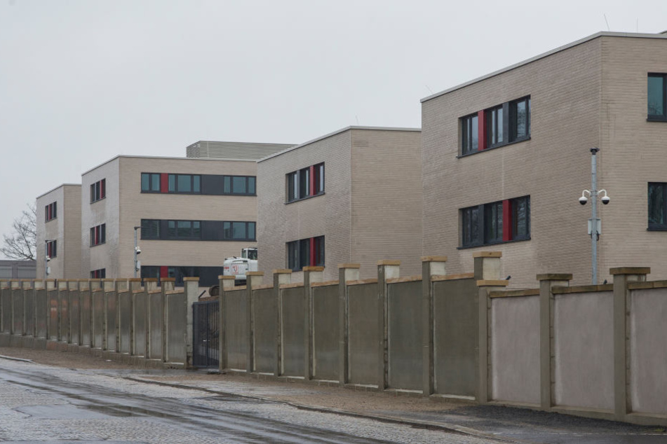 Am Hammerweg in Dresden entsteht derzeit ein neuer Komplex zur Unterbringung von Flüchtlingen.