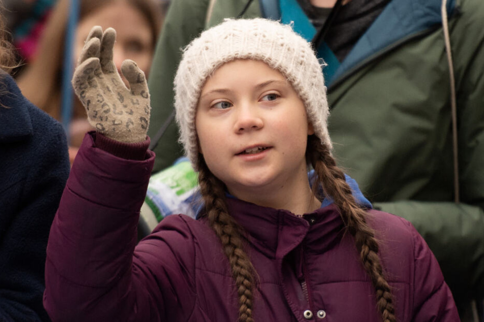 Greta Thunberg kam im März 2019 zu einer Fridays for Future Demonstration nach Hamburg.