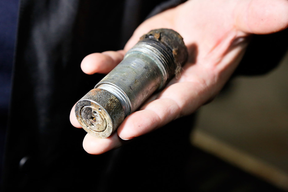 Der Zünder der 250-Kilo-Splitterbombe.