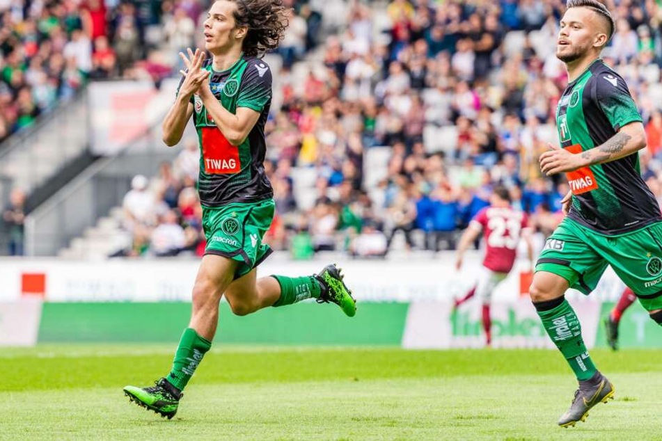 Matthäus Taferner (links) spielte zuletzt gemeinsam mit Sascha Horvath bei Wacker Innsbruck.