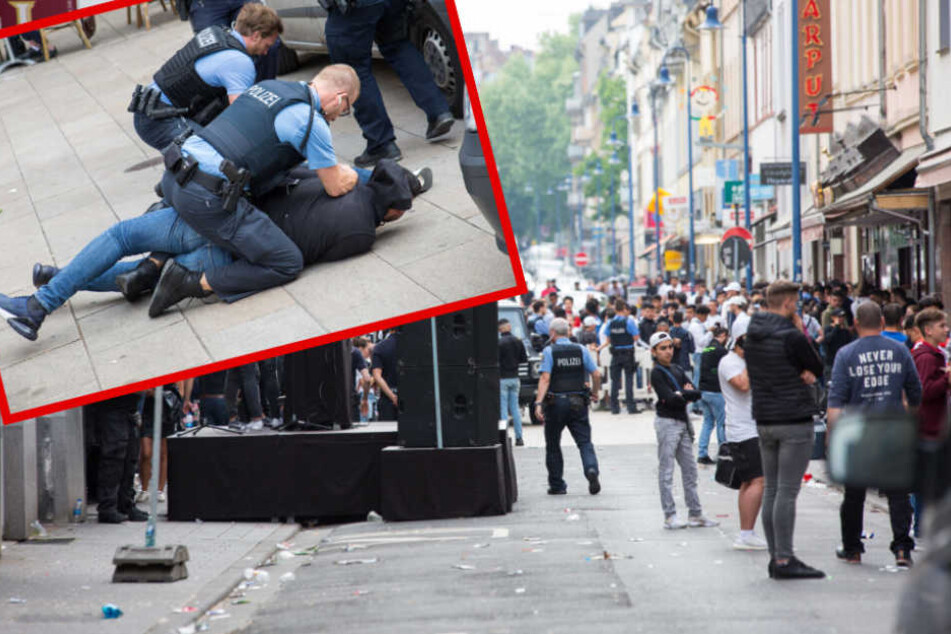 Schließlich musste die Polizei eingreifen.