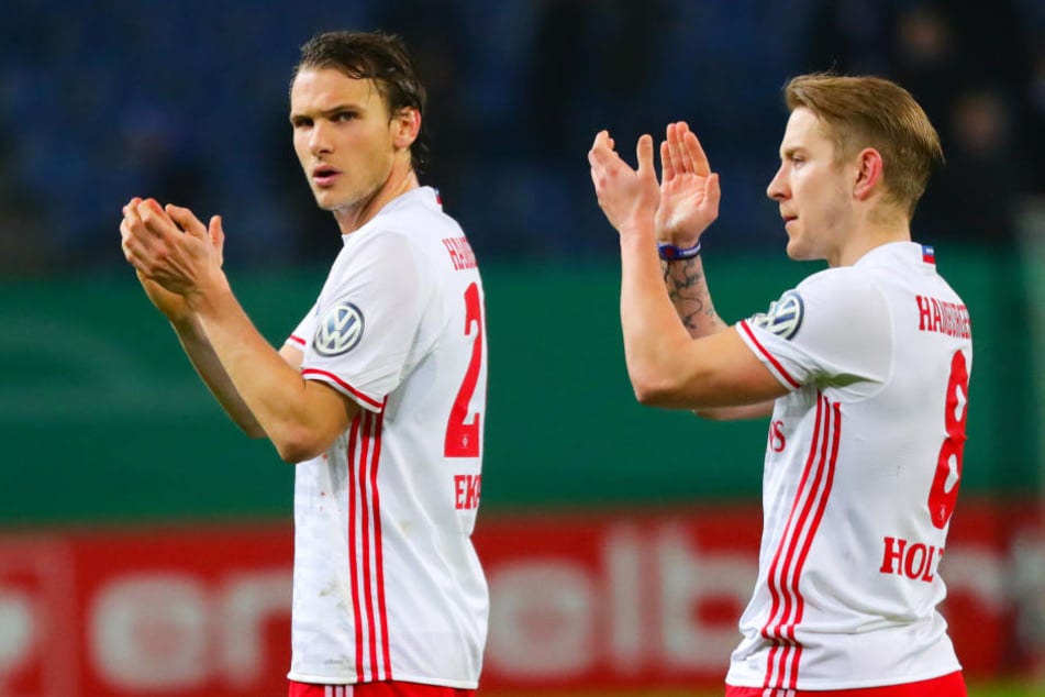 Albin Ekdal (l) will den HSV verlassen.