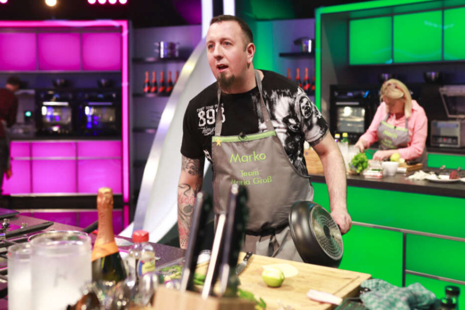 Kam im wahrsten Sinne des Wortes auf den letzten Drücker in die nächste Runde: Wirt Marko (36) aus Stauchitz darf auch Mittwoch wieder bei "The Taste" kochen.