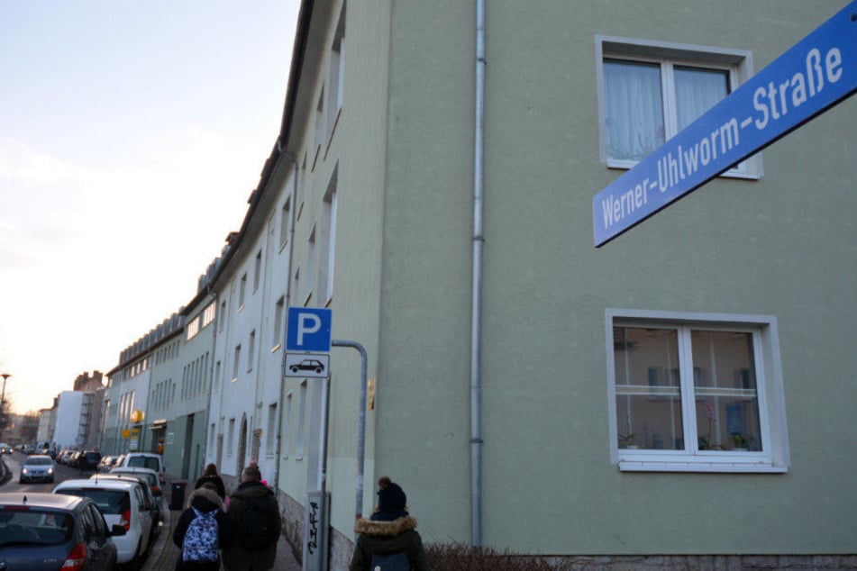In der Werner-Uhlworm-Straße ereignete sich der schreckliche Vorfall.