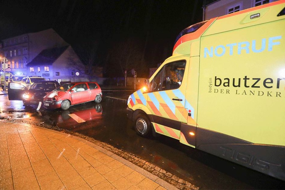 Ein Krankenwagen war vor Ort.