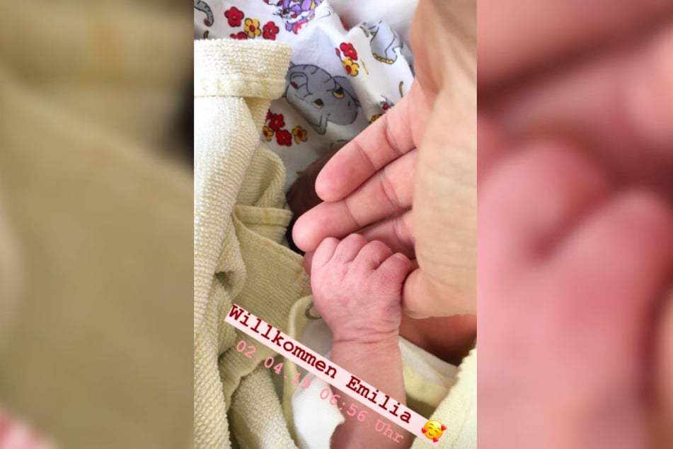Gzuz langjährige Freundin Lisa zeigte in ihrer Instagram-Story ein Foto von Emilia.