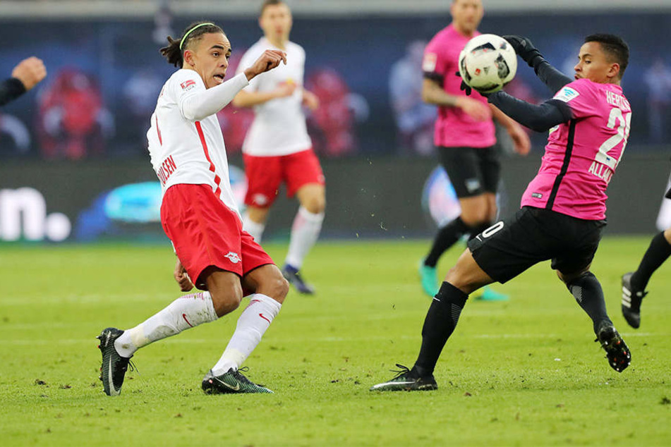64 Prozent Ballbesitz hatte RB beim Spiel gegen gegen die Hertha.
